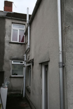 Exterior view before